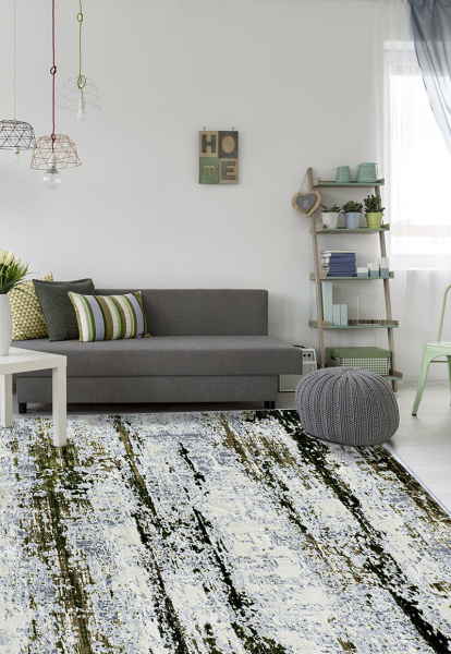 ALLURE 15463A CREAM L.GREEN 1 carpet-room